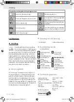 Preview for 30 page of Silvercrest 296100 Operation And Safety Notes