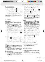 Preview for 33 page of Silvercrest 296100 Operation And Safety Notes