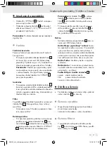 Preview for 57 page of Silvercrest 296100 Operation And Safety Notes