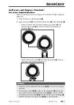 Предварительный просмотр 110 страницы Silvercrest 296789 Operating Instructions Manual