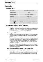 Preview for 17 page of Silvercrest 296909 Operating Instructions Manual