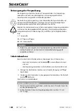 Preview for 43 page of Silvercrest 296909 Operating Instructions Manual