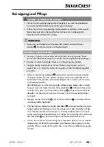 Preview for 46 page of Silvercrest 296909 Operating Instructions Manual