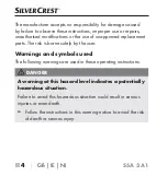 Предварительный просмотр 7 страницы Silvercrest 297323 2004 Operating Instructions Manual