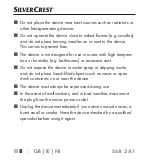 Предварительный просмотр 11 страницы Silvercrest 297323 2004 Operating Instructions Manual