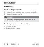 Предварительный просмотр 13 страницы Silvercrest 297323 2004 Operating Instructions Manual