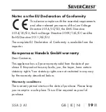 Предварительный просмотр 22 страницы Silvercrest 297323 2004 Operating Instructions Manual