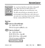 Предварительный просмотр 26 страницы Silvercrest 297323 2004 Operating Instructions Manual