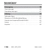 Предварительный просмотр 29 страницы Silvercrest 297323 2004 Operating Instructions Manual