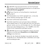 Предварительный просмотр 34 страницы Silvercrest 297323 2004 Operating Instructions Manual