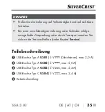 Предварительный просмотр 38 страницы Silvercrest 297323 2004 Operating Instructions Manual