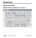 Предварительный просмотр 39 страницы Silvercrest 297323 2004 Operating Instructions Manual