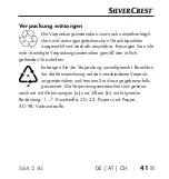 Предварительный просмотр 44 страницы Silvercrest 297323 2004 Operating Instructions Manual