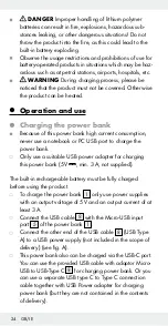 Preview for 24 page of Silvercrest 297486 Operation And Safety Notes