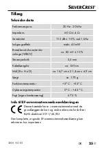 Предварительный просмотр 28 страницы Silvercrest 297521 Operating Instructions Manual