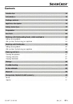 Preview for 21 page of Silvercrest 297858 Operating Instructions Manual