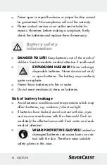 Preview for 16 page of Silvercrest 297903 Instructions For Use And Safety Notes