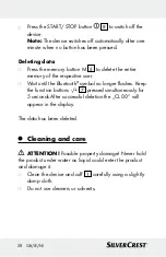 Preview for 28 page of Silvercrest 297903 Instructions For Use And Safety Notes