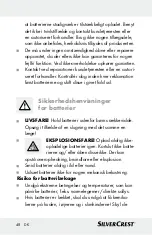 Preview for 48 page of Silvercrest 297903 Instructions For Use And Safety Notes