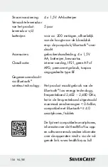 Preview for 106 page of Silvercrest 297903 Instructions For Use And Safety Notes