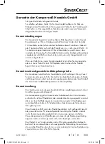 Preview for 14 page of Silvercrest 298515 Operating Instructions Manual