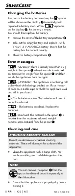 Preview for 47 page of Silvercrest 298644 Operating Instructions Manual