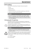 Preview for 6 page of Silvercrest 298675 Operating Instructions Manual