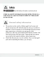 Preview for 13 page of Silvercrest 298815 Assembly, Operating And Safety Instructions