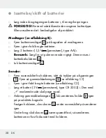 Preview for 32 page of Silvercrest 298815 Assembly, Operating And Safety Instructions