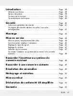 Preview for 41 page of Silvercrest 298815 Assembly, Operating And Safety Instructions