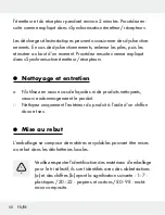 Preview for 54 page of Silvercrest 298815 Assembly, Operating And Safety Instructions