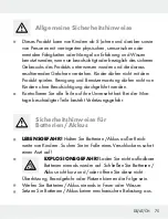 Preview for 79 page of Silvercrest 298815 Assembly, Operating And Safety Instructions