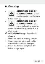 Preview for 29 page of Silvercrest 298849 Operation And Safety Notes