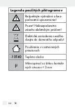 Предварительный просмотр 64 страницы Silvercrest 298849 Operation And Safety Notes