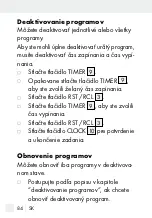 Предварительный просмотр 84 страницы Silvercrest 298849 Operation And Safety Notes