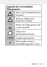 Предварительный просмотр 93 страницы Silvercrest 298849 Operation And Safety Notes