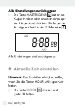 Preview for 104 page of Silvercrest 298849 Operation And Safety Notes