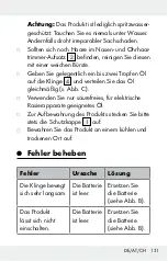 Preview for 131 page of Silvercrest 298864 Operation And Safety Notes Translation Of The Original Instructions