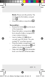 Preview for 19 page of Silvercrest 2AJ9O-HG04522RX Manual