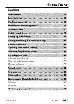 Preview for 71 page of Silvercrest 300025 Operating Instructions Manual