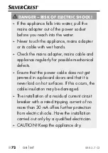 Preview for 76 page of Silvercrest 300025 Operating Instructions Manual