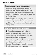 Preview for 78 page of Silvercrest 300025 Operating Instructions Manual