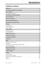 Preview for 4 page of Silvercrest 300405 Operating Instructions Manual