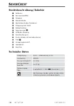 Preview for 7 page of Silvercrest 300405 Operating Instructions Manual