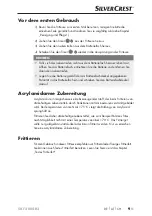 Preview for 12 page of Silvercrest 300405 Operating Instructions Manual