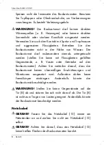 Preview for 10 page of Silvercrest 300454 Operating Instructions And Safety Instructions