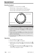 Предварительный просмотр 39 страницы Silvercrest 300874 Operating Instructions Manual