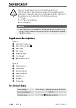 Preview for 21 page of Silvercrest 301645 Operating Instructions Manual