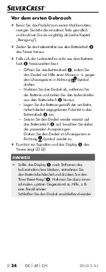 Preview for 37 page of Silvercrest 302461 Operating Instructions Manual