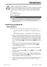 Preview for 12 page of Silvercrest 302474 Operating Instructions Manual